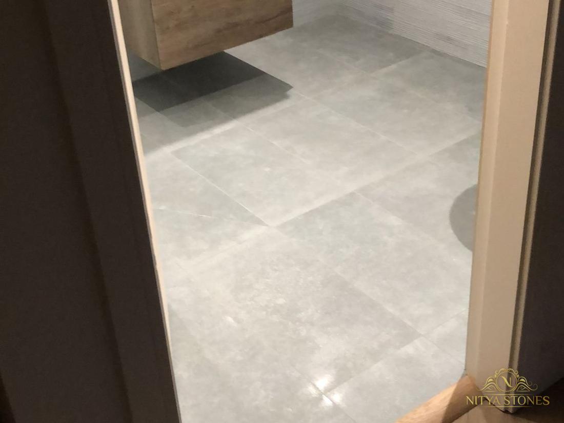 Indoor floor, room to room