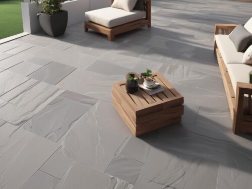 Enhance Your Home with Kandla Grey Sandstone and Porcelain Tiles